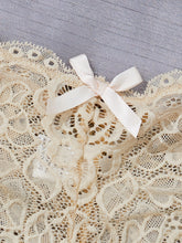 Load image into Gallery viewer, Erytheia   Eyelash Lace 3-Piece Lingerie and Robe Set