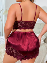 Load image into Gallery viewer, Alexandria +  Floral Lace Camisole and Shorts Set