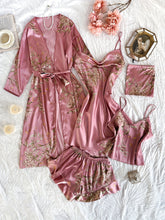 Load image into Gallery viewer, Freyja -  5 piece Satin Pajama Set