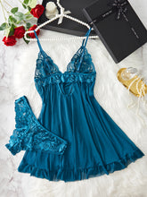 Load image into Gallery viewer, Calliope +  Mesh and Lace Halter Dress Set