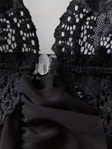 Calliope +  Mesh and Lace Halter Dress Set