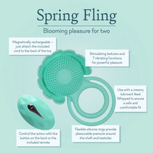 Load image into Gallery viewer, Spring Fling - Textured Dual C-Ring