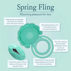 Spring Fling - Textured Dual C-Ring