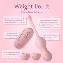 Load image into Gallery viewer, Weight For It - Pelvic Floor Fitness Set