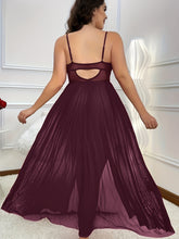 Load image into Gallery viewer, Despoena +  Semi-Transparent Lace Nightgown