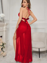 Load image into Gallery viewer, Bia   Sexy Lace Halter Nightgown