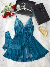Load image into Gallery viewer, Calliope +  Mesh and Lace Halter Dress Set